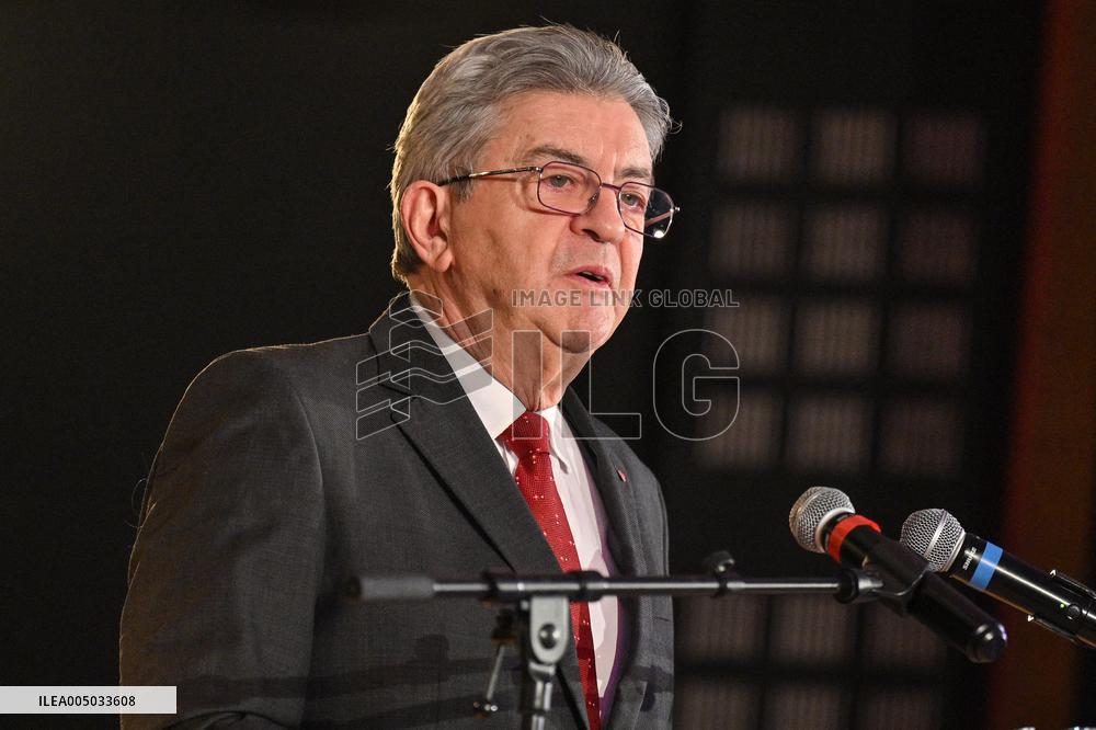 Republican New Year Banquet with Jean-Luc Melenchon - Villeurbanne