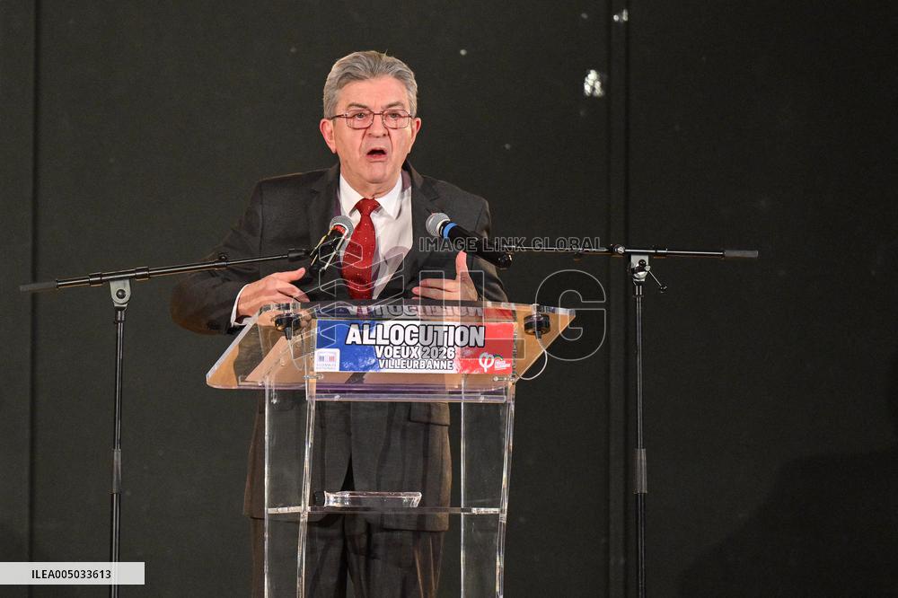 Republican New Year Banquet with Jean-Luc Melenchon - Villeurbanne