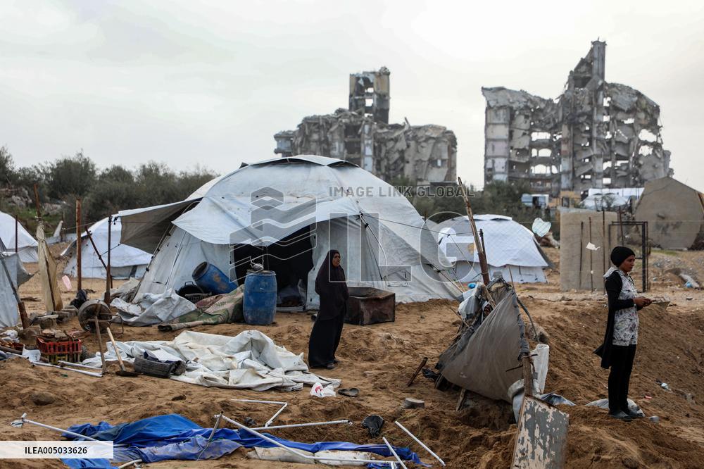Damage Caused By An Israeli Strike - Gaza