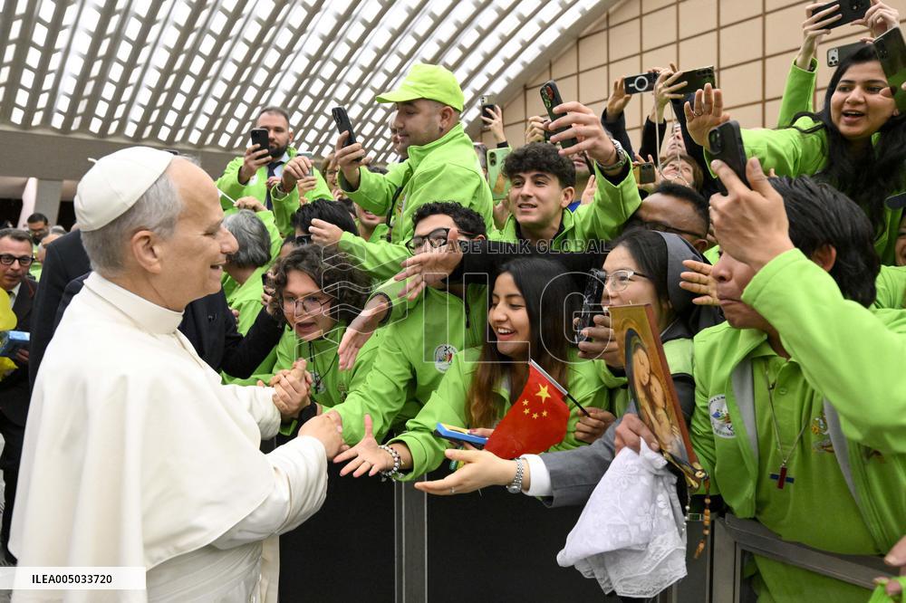Pope Leo XIV Meets Jubilee Partners - Vatican