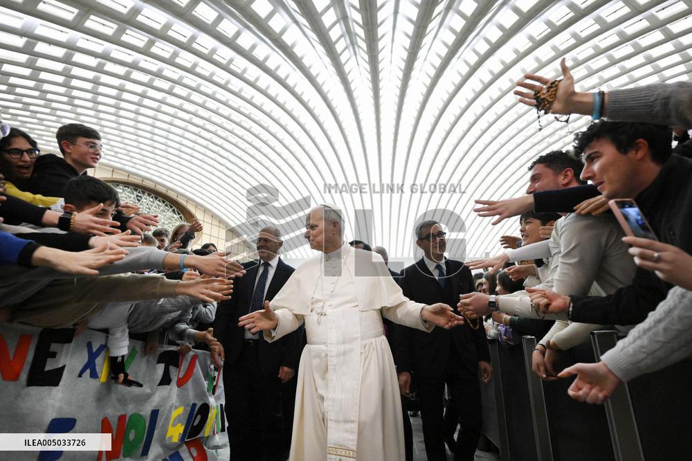 Pope Leo XIV Meets With Young People From Rome - Vatican