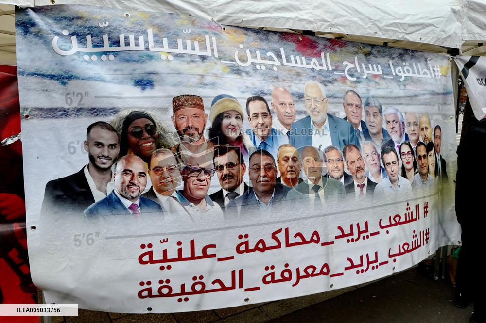 Rally Against Repression In Tunisia - Paris