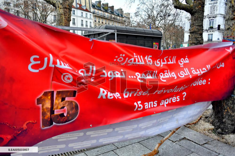 Rally Against Repression In Tunisia - Paris