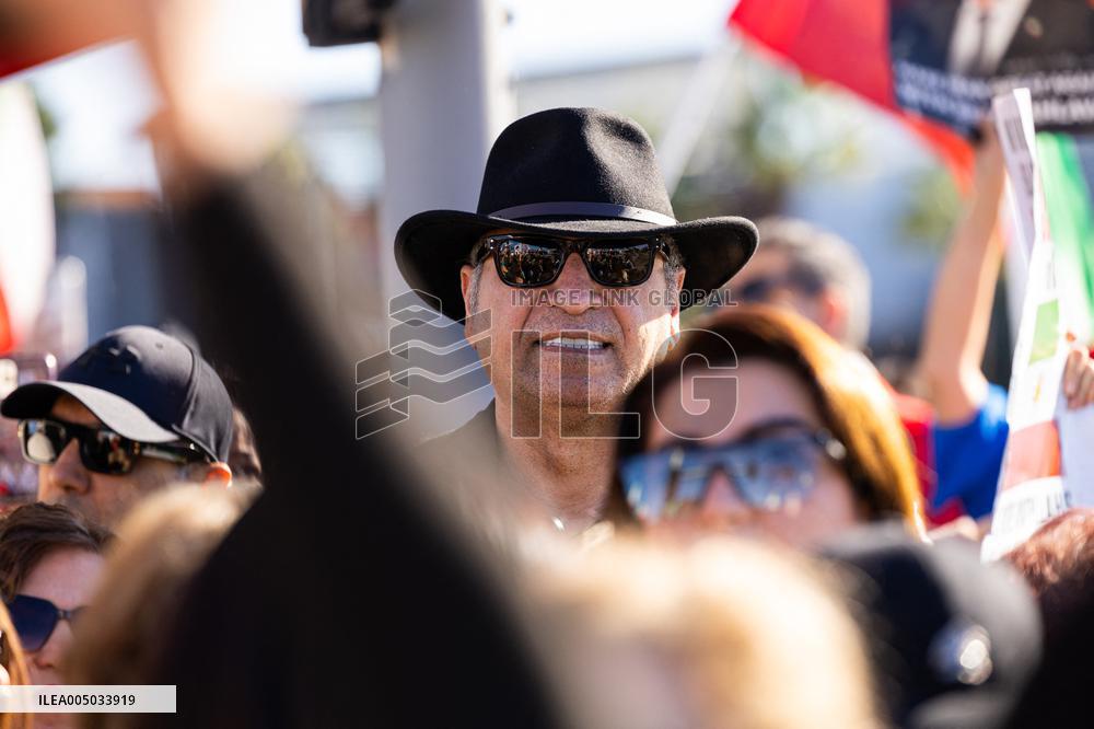 Los Angeles Demonstration Solidarity Iranian Protesters