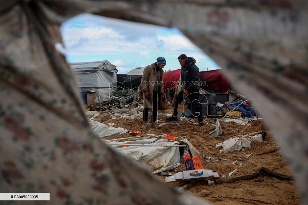 Damage Caused By An Israeli Strike - Gaza