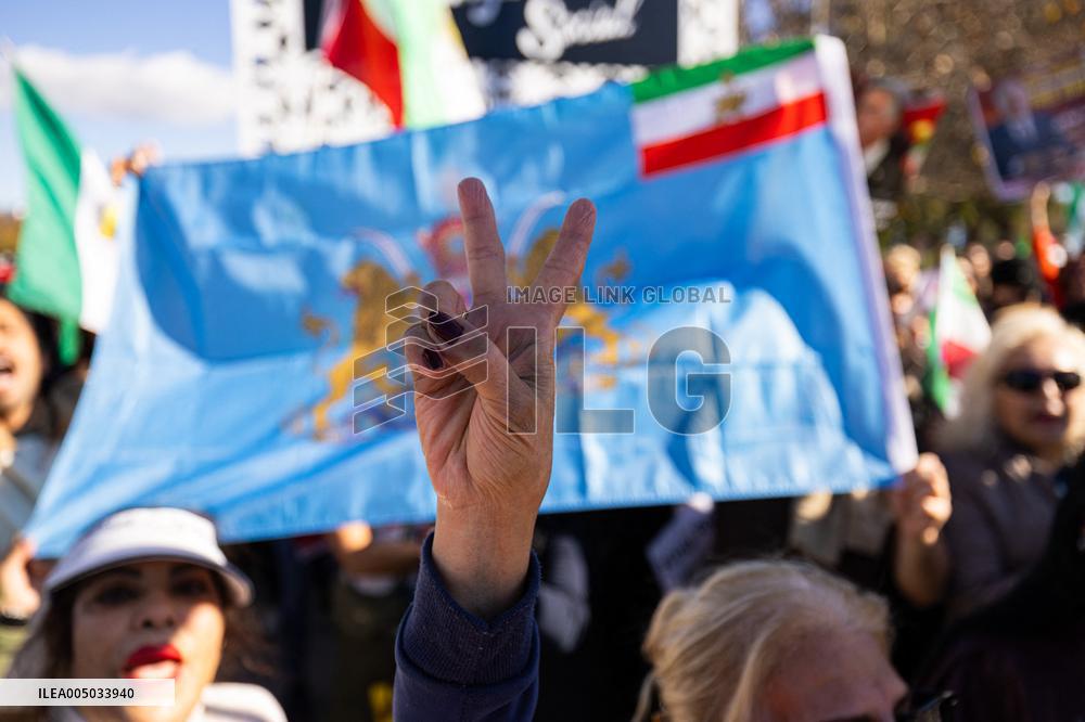 Los Angeles Demonstration Solidarity Iranian Protesters