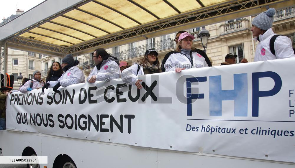 Doctors Protest - Paris