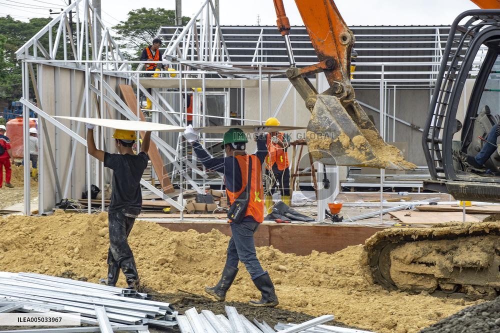 Temporary And Permanent Housing After Cyclone - Aceh Tamiang