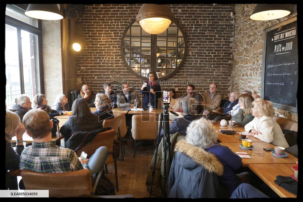 Rachida Dati At Cafe l Industrie - Paris