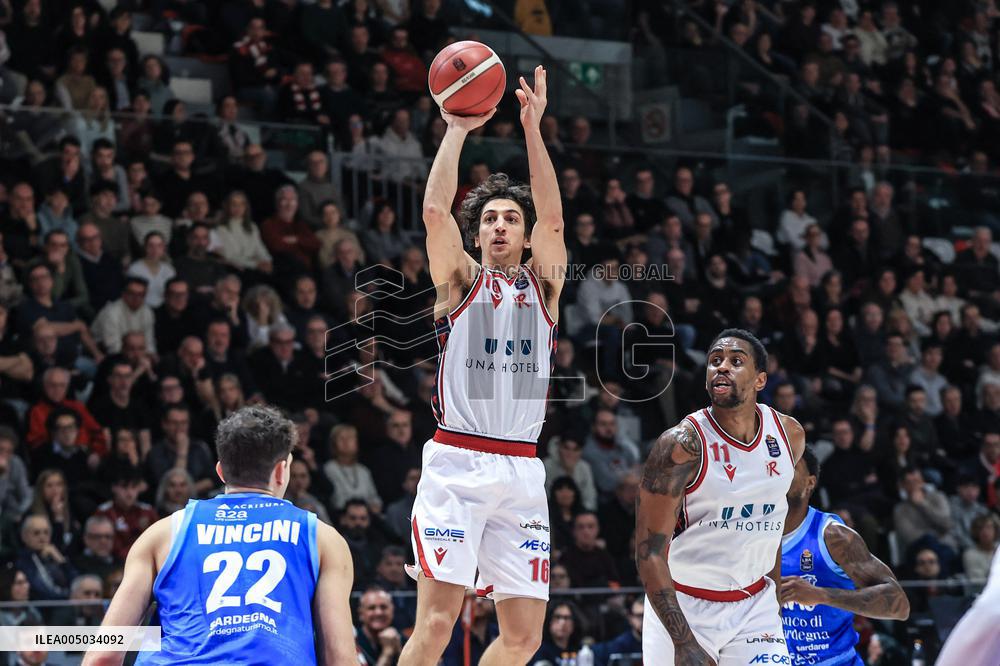 BASKET - Serie A - Una Hotels Reggio Emilia vs Banco di Sardegna Sassari