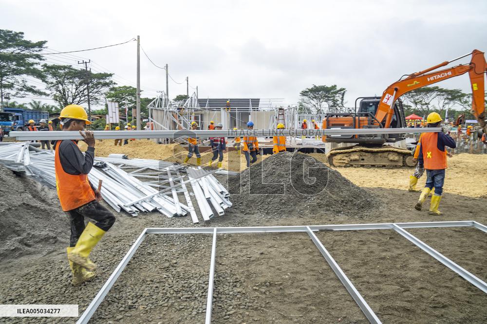 Temporary And Permanent Housing After Cyclone - Aceh Tamiang