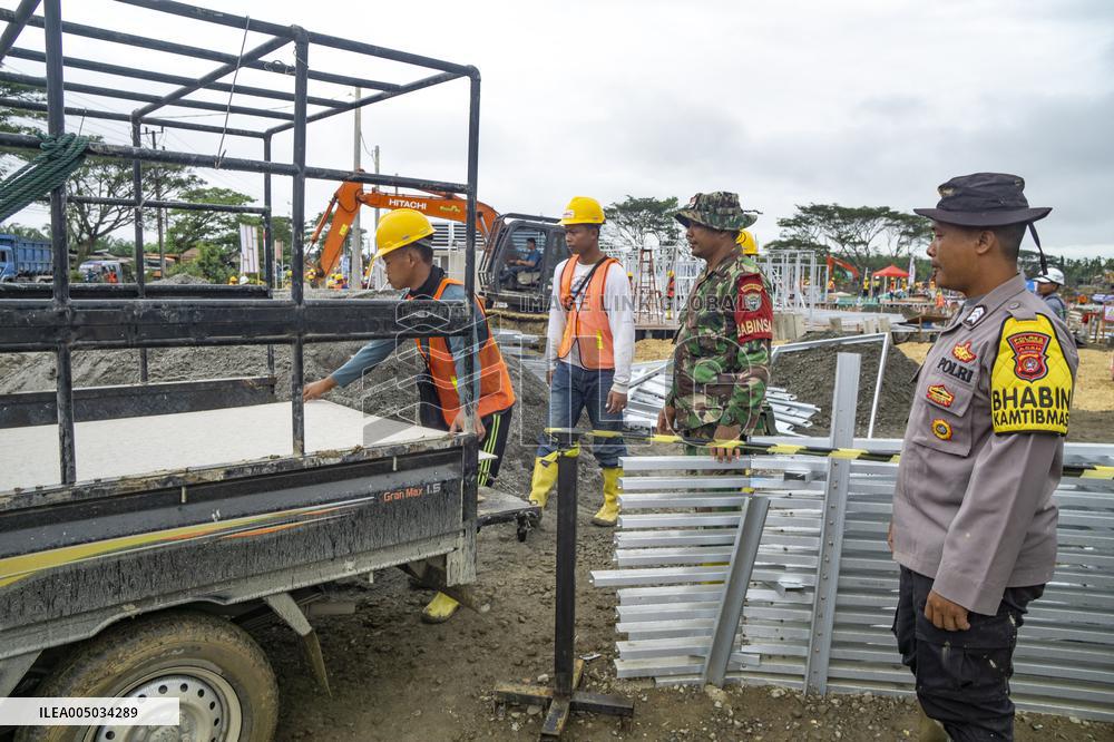 Temporary And Permanent Housing After Cyclone - Aceh Tamiang
