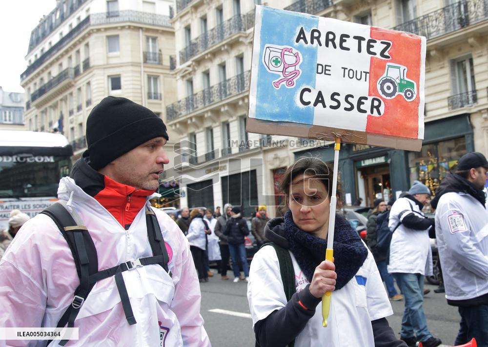 Doctors Protest - Paris