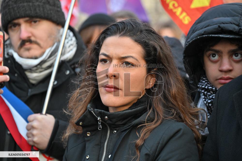 Jean Luc Melenchon At Pro Venezuela Rally - Lyon