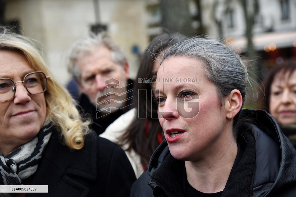 Emmanuel Gregoire, First Market Of The United Left - Paris