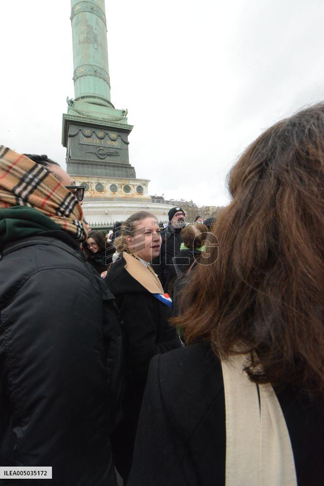 Rally Against US Intervention In Venezuela - Paris