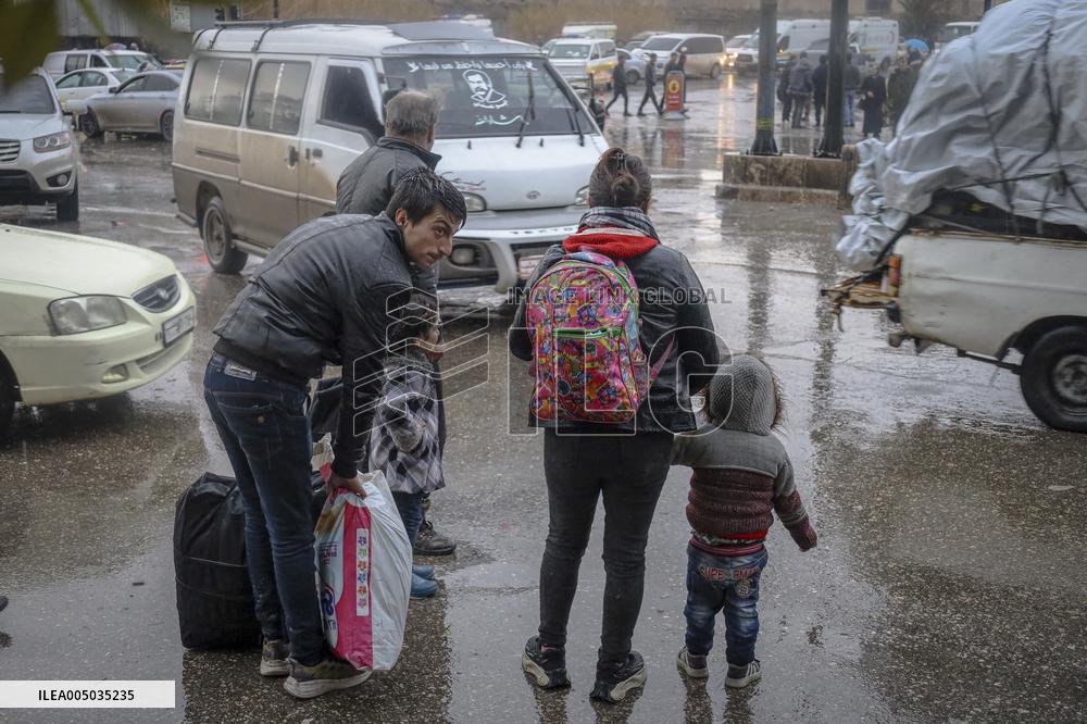 Civilians Flee Aleppo Amid Kurdish-Government Clashes