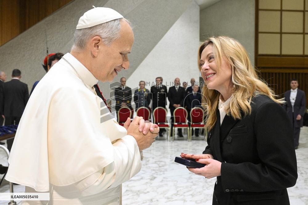 Pope Leo XIV Meets Jubilee Partners - Vatican