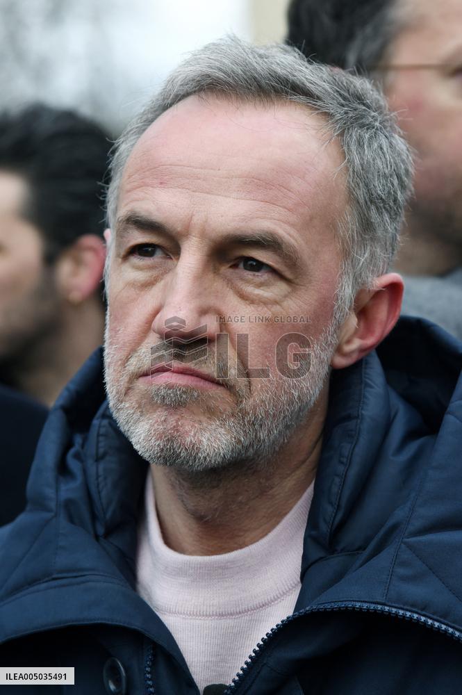 Emmanuel Gregoire, First Market Of The United Left - Paris