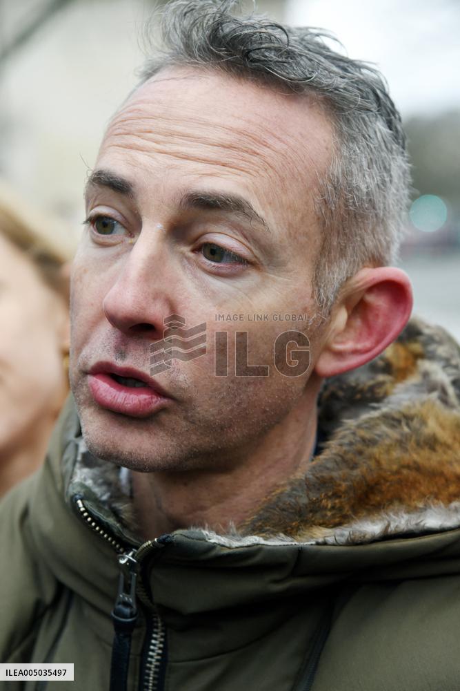 Emmanuel Gregoire, First Market Of The United Left - Paris