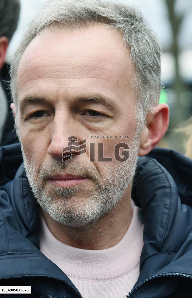 Emmanuel Gregoire, First Market Of The United Left - Paris