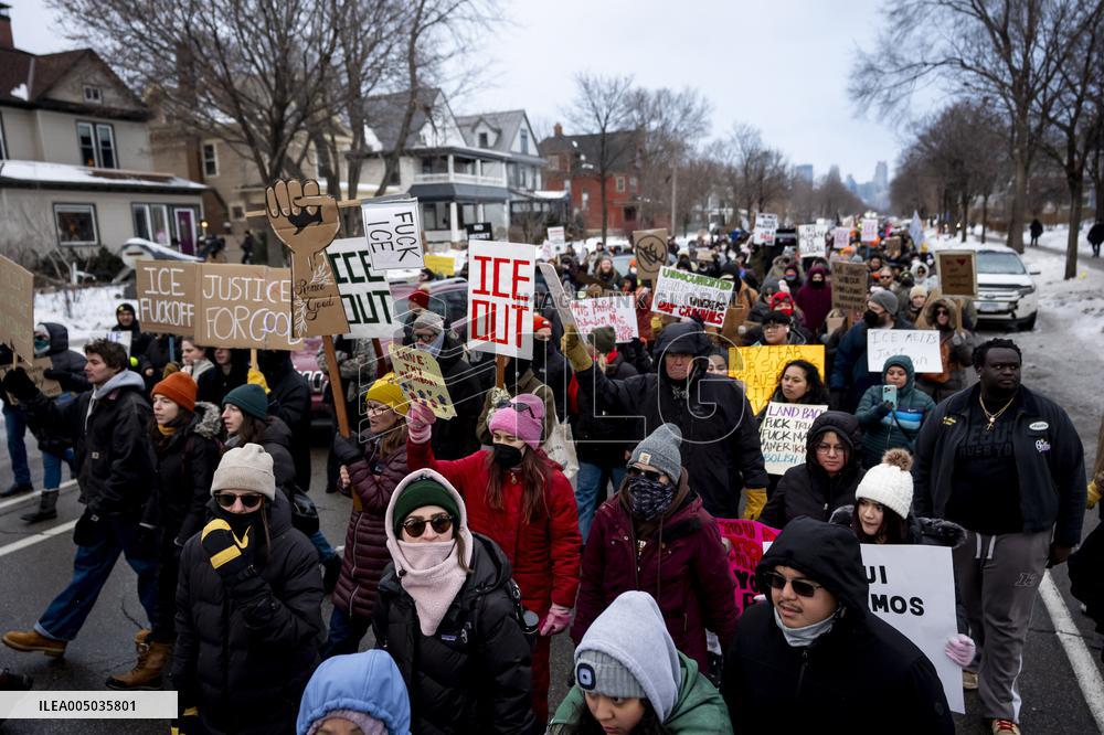 Protest For Renee Good - Minneapolis