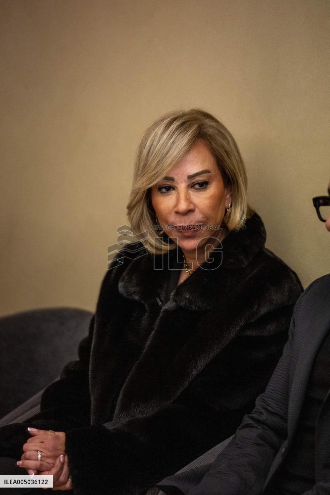 Rare Appearance Of Lebanese Singer Fayrouz At Her Son s Funeral - Bikfaya