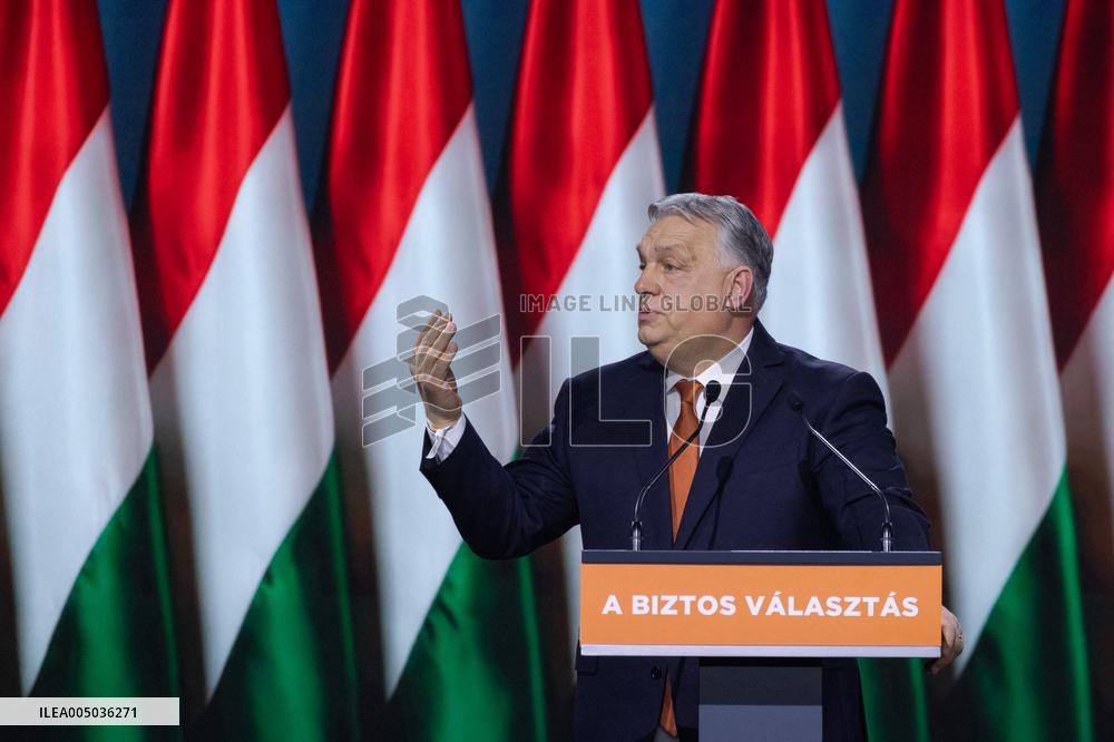 Viktor Orban At The Fidesz Party s 31St Congress - Budapest