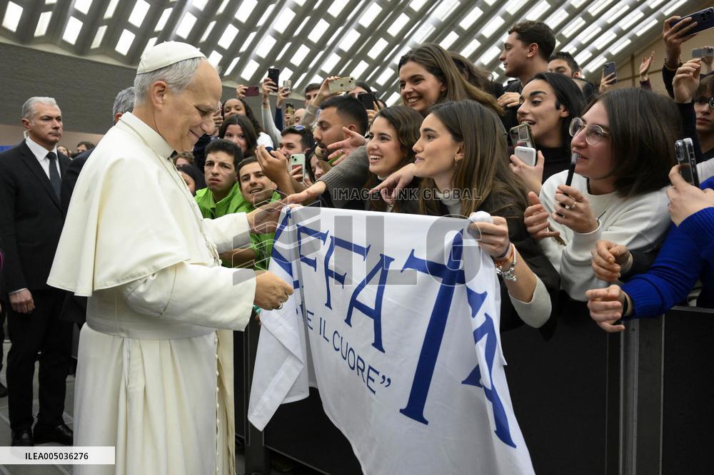 Pope Leo XIV Meets With Young People From Rome - Vatican