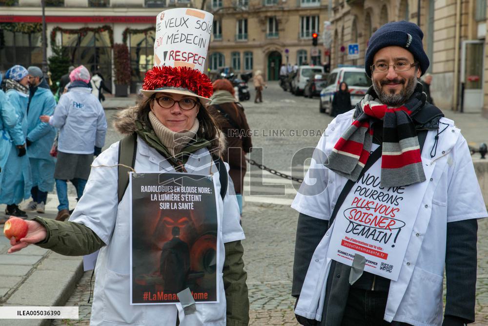 Doctors Protest Against Health Reform - Paris