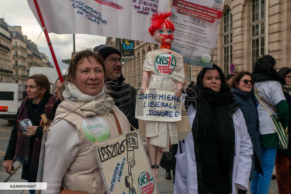 Doctors Protest Against Health Reform - Paris