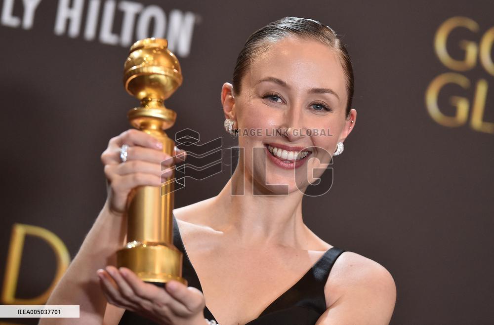 83rd Annual Golden Globes - Press Room