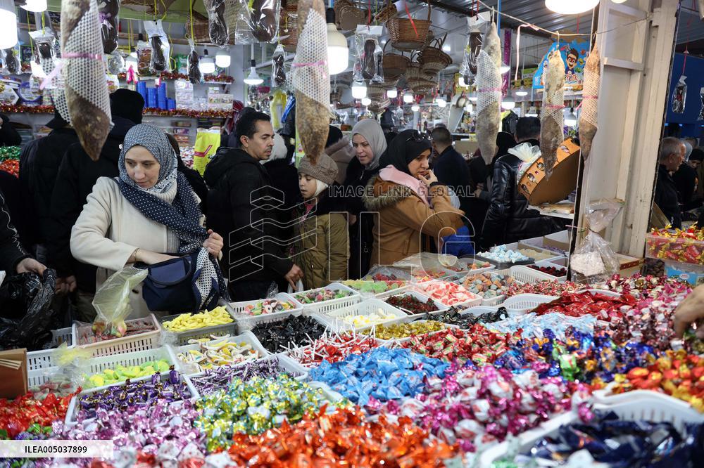 New Year Celebration Preparations in Blida - Algeria