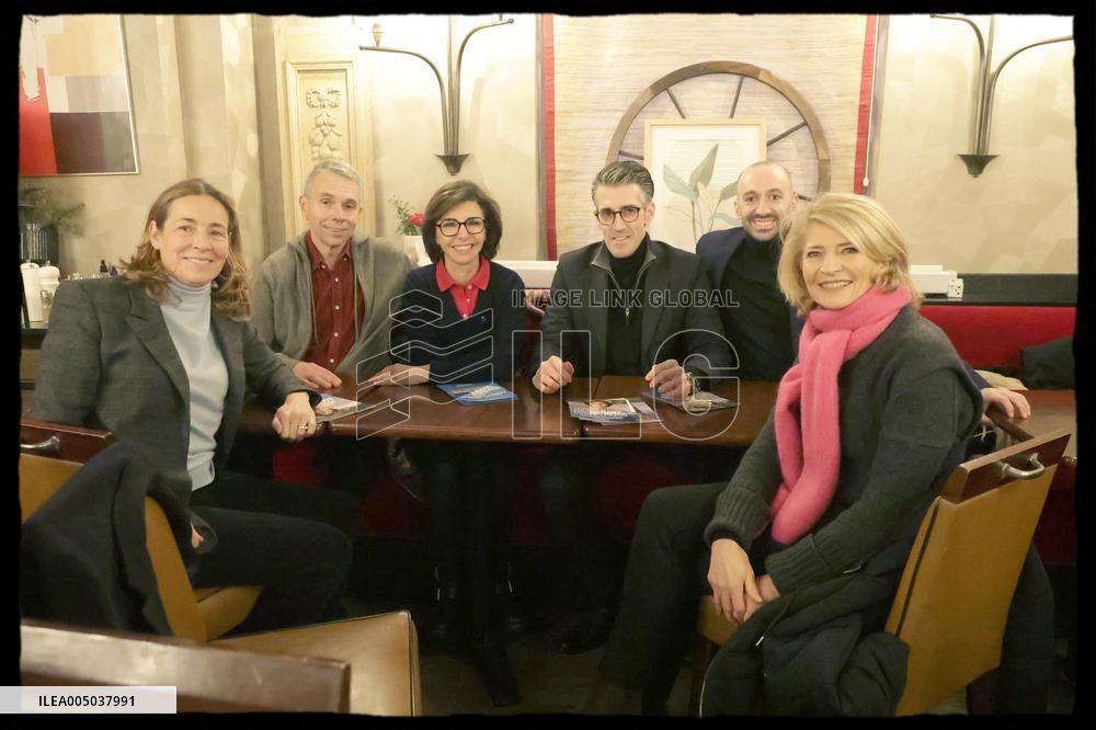 Exclusive - Walking Tour with Rachida Dati In Rue d'Auteuil - Paris