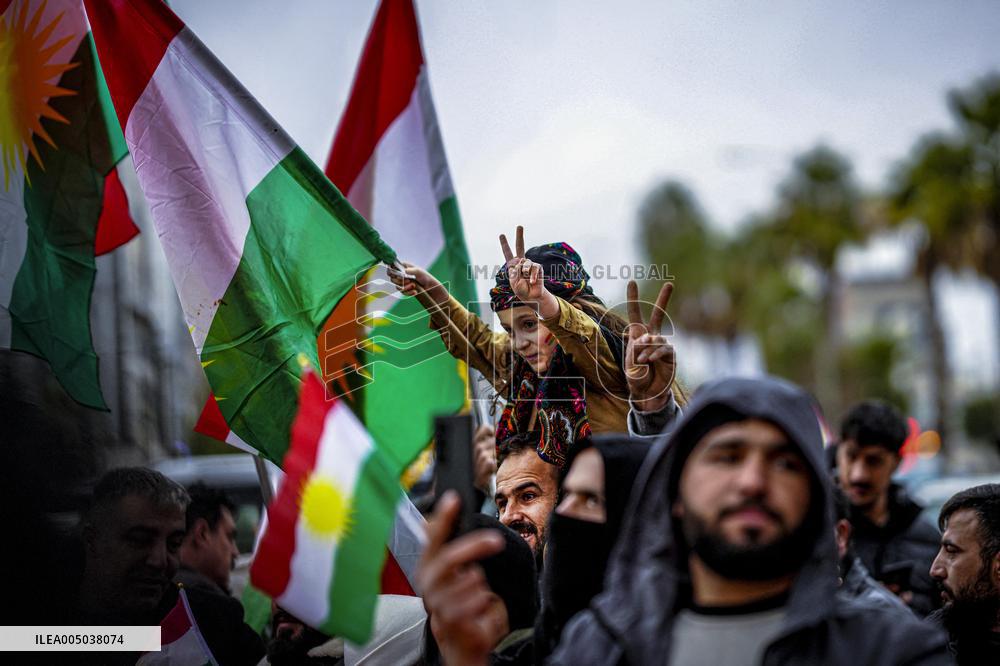 Demonstration Support SDF - Iraq