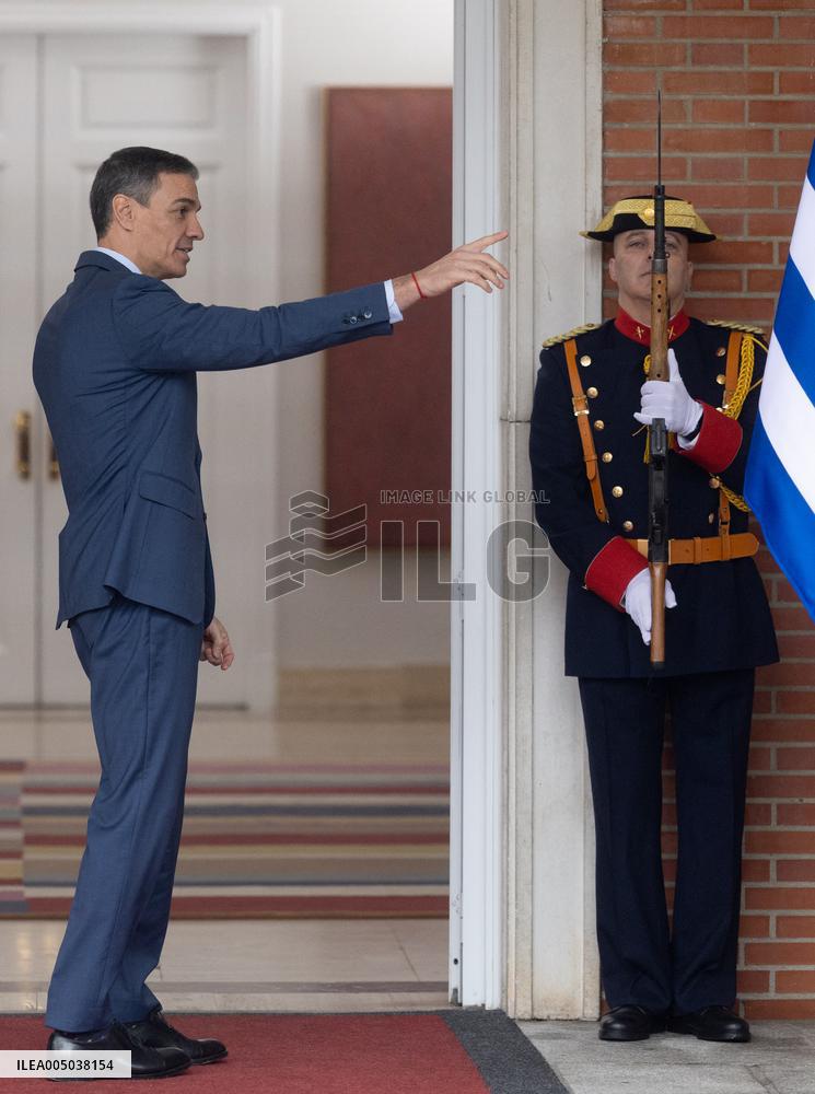 Sánchez Receives Greek Prime Minister Mitsotakis - Madrid