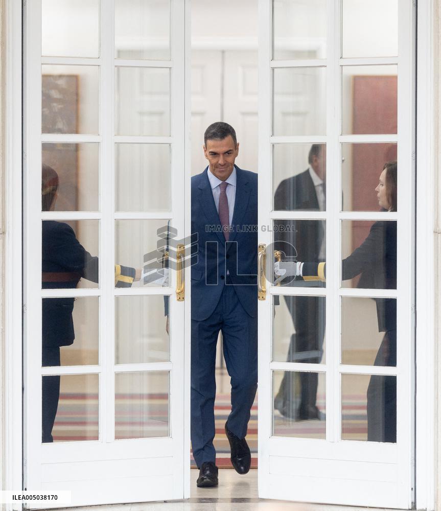 Sánchez Receives Greek Prime Minister Mitsotakis - Madrid