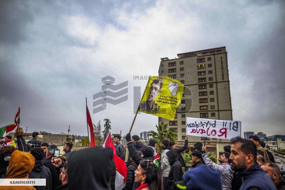 Demonstration Support SDF - Iraq