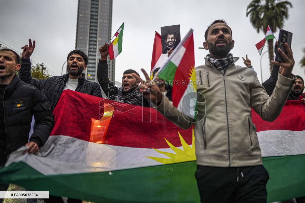 Demonstration Support SDF - Iraq