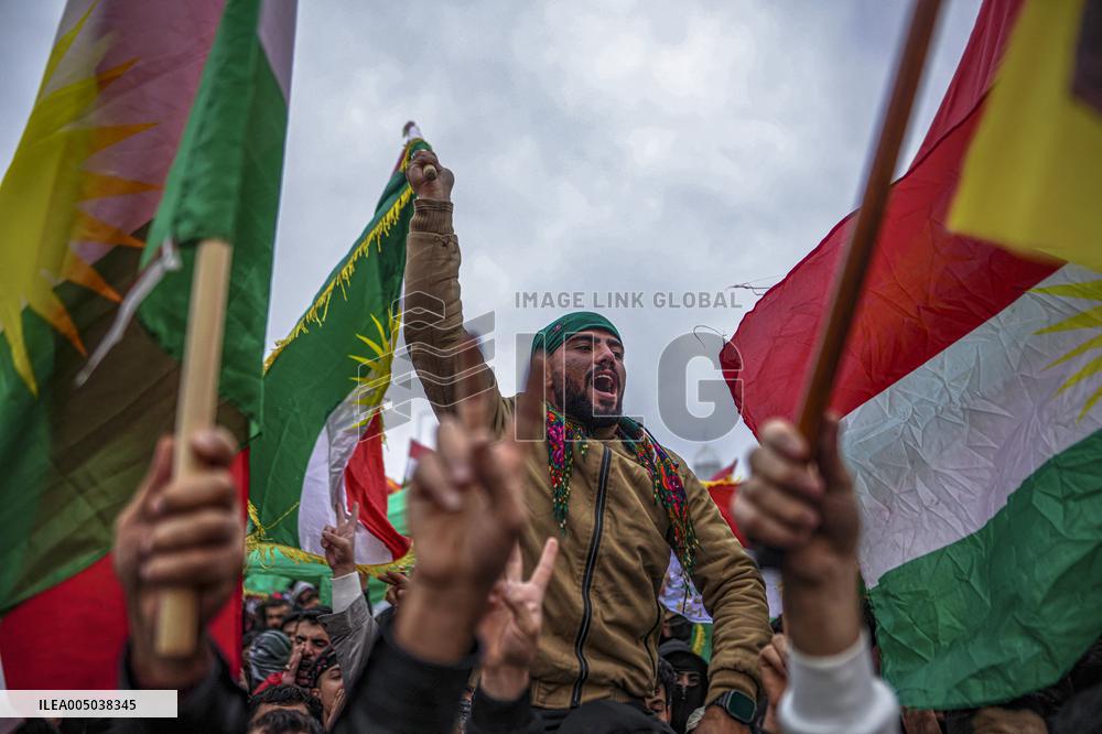 Demonstration Support SDF - Iraq