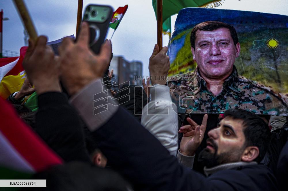 Demonstration Support SDF - Iraq