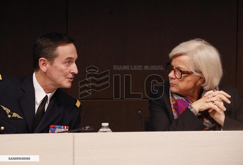 Catherine Vautrin At National Service Recruitment Campaign Launch - Paris