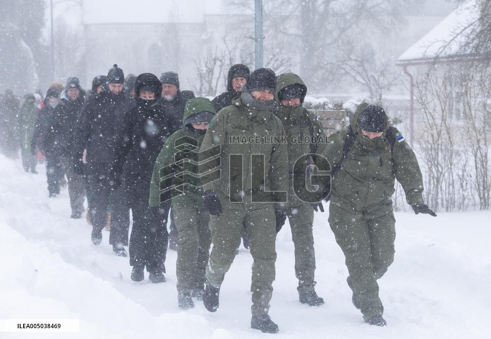 The peoples hike of EDL Viru District