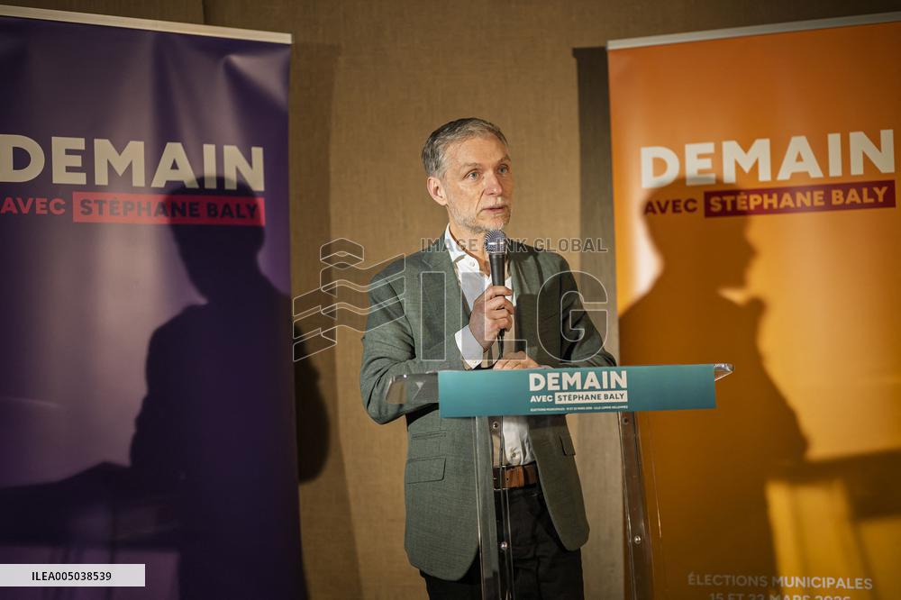 Lille (59) : le candidat ecologiste Stephane Baly (08/01/2026)