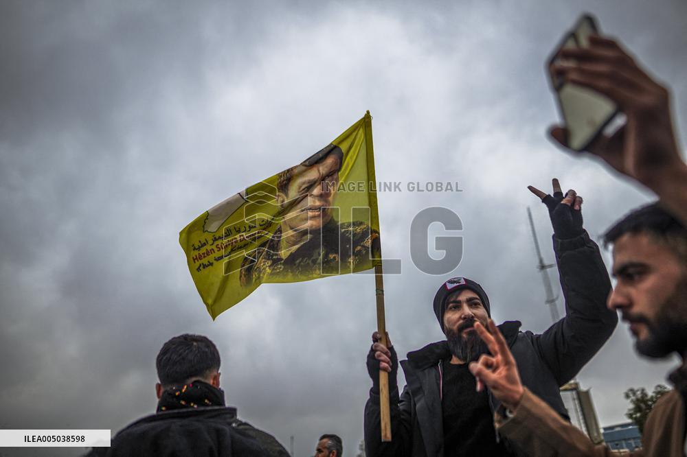 Demonstration Support SDF - Iraq