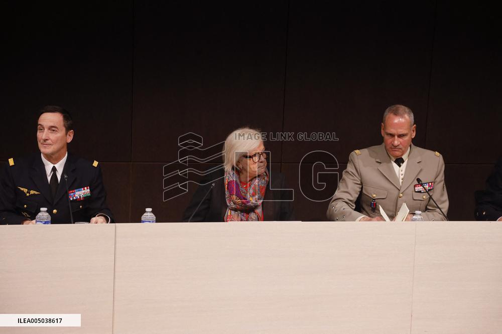 Catherine Vautrin At National Service Recruitment Campaign Launch - Paris