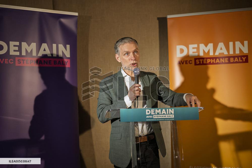 Lille (59) : le candidat ecologiste Stephane Baly (08/01/2026)