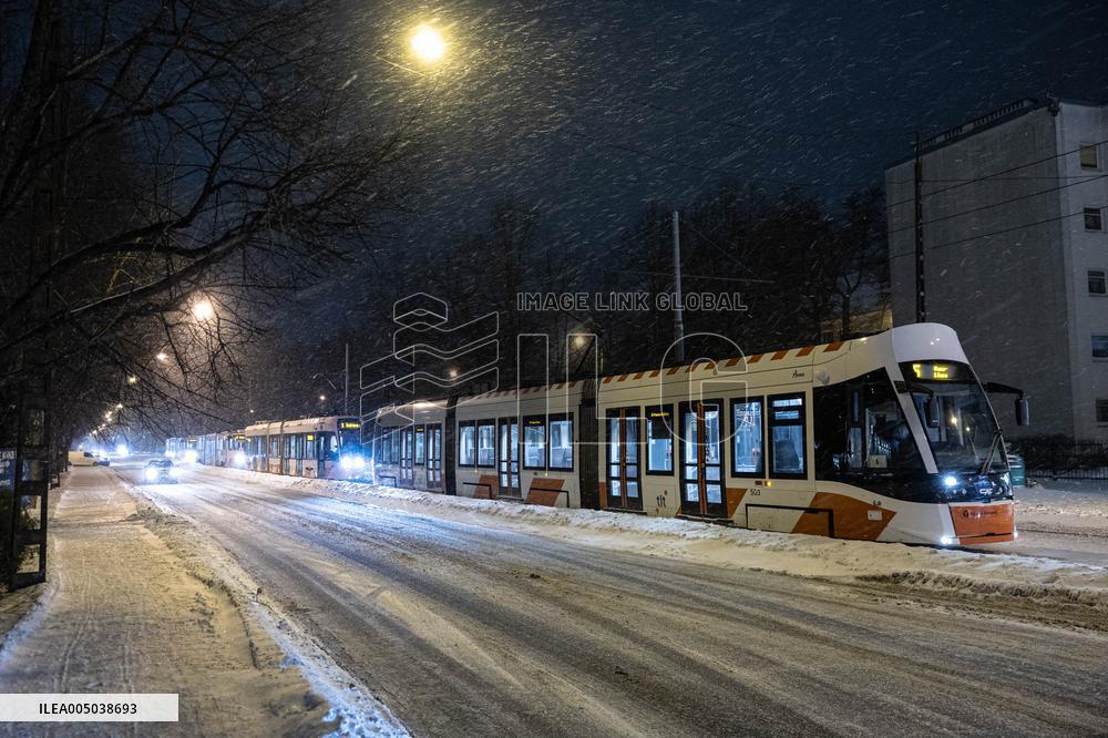 Complicated road conditions