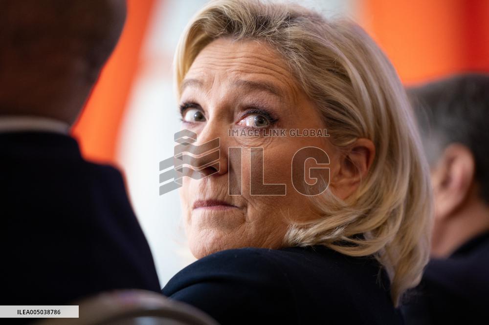 Rassemblement National New Year Wishes to the Press - Paris