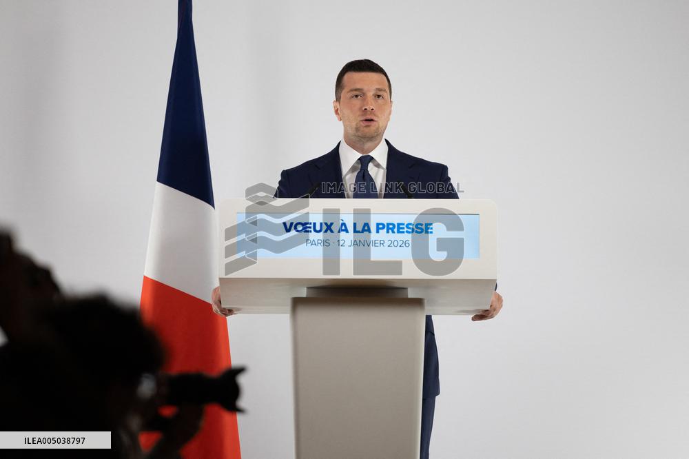 Rassemblement National New Year Wishes to the Press - Paris